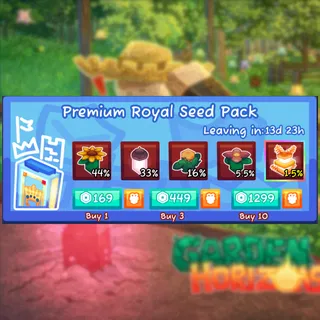 Garden Horizons x30 Premium Royal seed pack