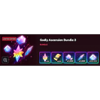 Anime Vanguards - Godly Ascension Bundle 3