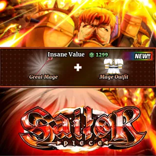 Sailor Piece - Great Mage + Mage Outfit