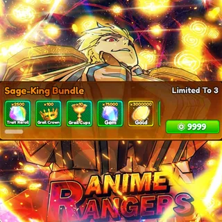 anime rangers X - Sage - King Bundle x2