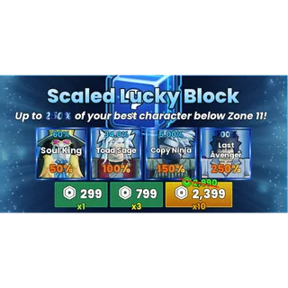  My Anime Mine - Scaled Lucky Block X3