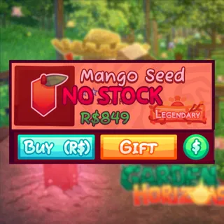 Garden Horizons mango seed