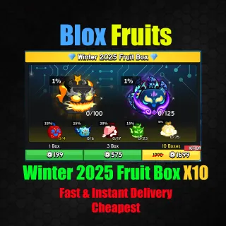 Blox Fruits - Winter 2025 Fruit Box X10