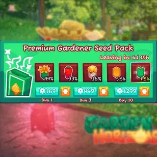 Garden Horizons 40 Premium Gardener Seed Pack