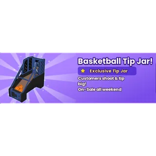 run a restaurant - 5x Basketball TIP Jar