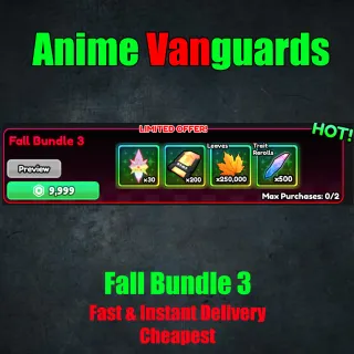 Anime Vanguards - Fall Bundle 3