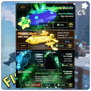 Fisch - Gleepmeow Bundle +Phoenix Skate + Caelum Lullaby + Hades' Servitude + Dutchman's Penance