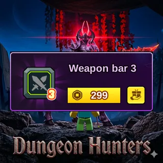 Dungeon Hunters - Weapon bar 3