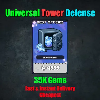 Universal Tower Defense - 35K Gems