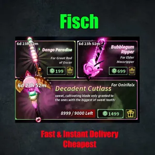 Fisch - Dango Paradise +Bubblegum Ripper + Decadent Cutlass