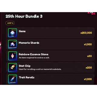 Anime Vanguards: 25th Hour Bundle 3