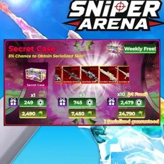 sniper arena - Secret case x50