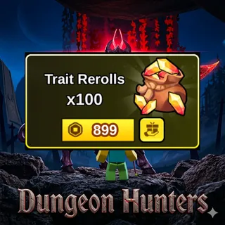 Dungeon Hunters - Trait Rerolls x100