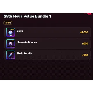 Anime Vanguards: 25th Hour value Bundle 1