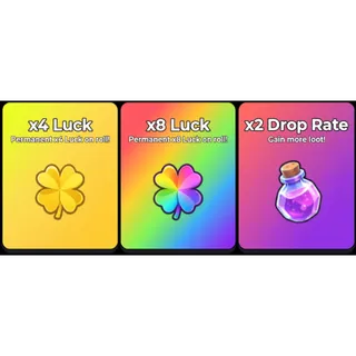 Defeat Anime RNG _  x4 luck + x8 luck + x2 drop rate 