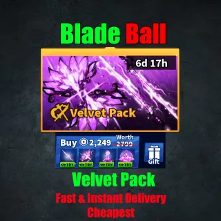 Blade Ball - Velvet Pack [ 2249 R ]