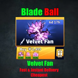 Blade Ball - Velvet Fan [ 2499 R ]