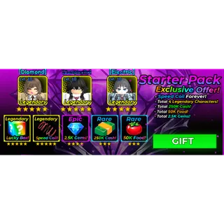 Fish an Anime RNG _  Starter Pack X10