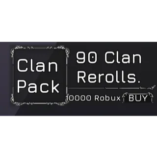 Ryujin -  90 Clan Rerolls