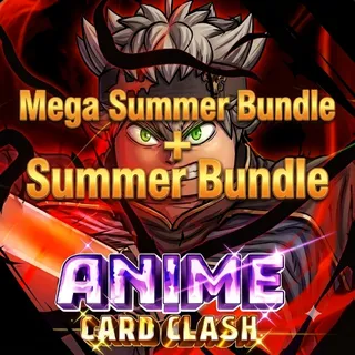 anime card clash - mega summer bundle + summer bundle