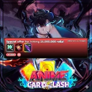Anime Card Clash  - Special offer for hitting 25 million Rolls (2500R)