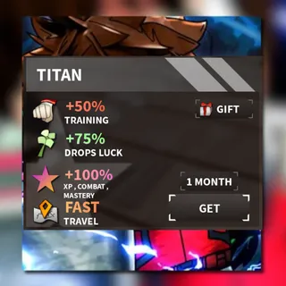 Anime Power League - Titan 1 month