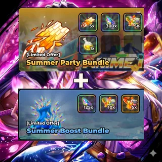 Anime Warriors III - Summer Party Bundle + Summer Boost Bundle