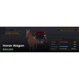 Storage Hunters: Horse wagon