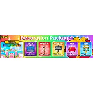 bee garden - x5 decoration package