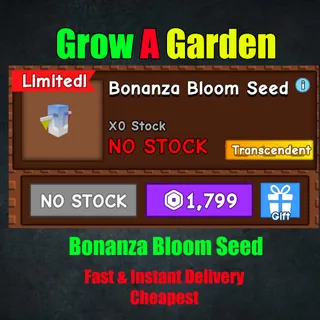 Bonanza Bloom Seed