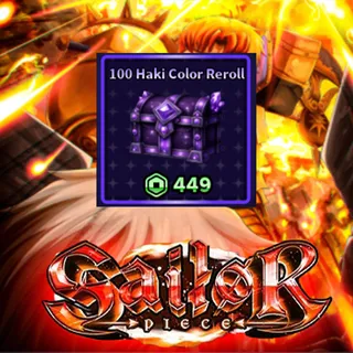 Sailor Piece - 100 Haki Color Reroll (449R)