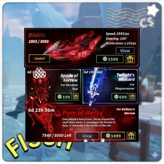 Fisch - Diablo + Spade Of Sorrow + Twilight's Wildcard + Pyre of mercy