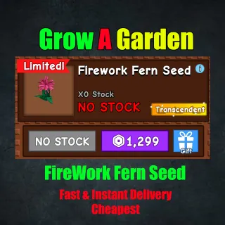 Grow a garden - FireWork Fern Seed
