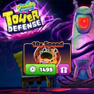 SpongeBob Tower Defense -10x Speed