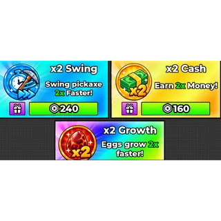 Break and Steal an Egg - X2 Swing + X2 Cash + X2 Growth