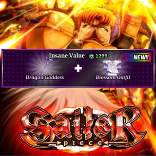 Sailor Piece - Dragon Goddess + Blossom outfit