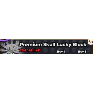Steal a Brainrot - Premium Skull Lucky Block X3