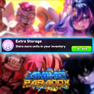 Anime Paradox - Extra Storage