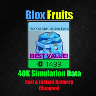 Blox Fruits +40000 Simulation Data [ 5996 R]