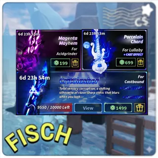 Fisch - Magenta Mayhem + Porcelain chord + Critslasher