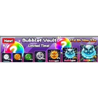 Pop Bubbles _  Bubblet Vault X100
