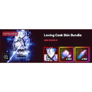 Anime Vanguards - Loving Cook Skin Bundle