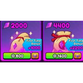 World Zero 6400 Crystals
