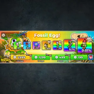bee garden - x25 Fossil Egg