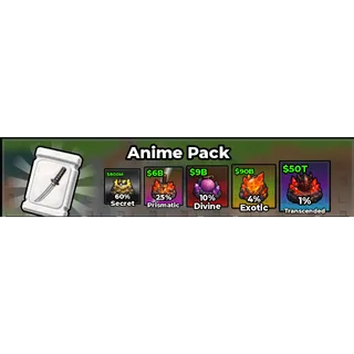  Sell Ores ⛏️_  Anime Pack X3