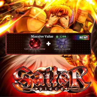 Sailor Piece - Corrupted Excalibur + Alter Armor (1299R)