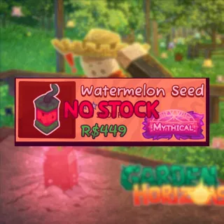 Garden Horizons watermelon seed