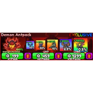 Build An Ant Empire - Demon Antpack X20