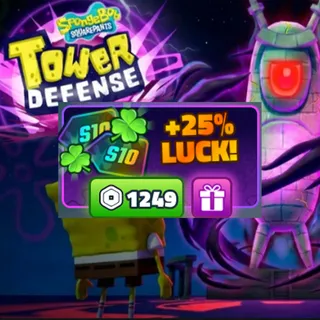 SpongeBob Tower Defense - 25% Luck S10 Hunter