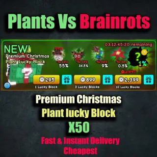 Premium Christmas Plant lucky Block